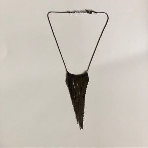 Fringe necklace